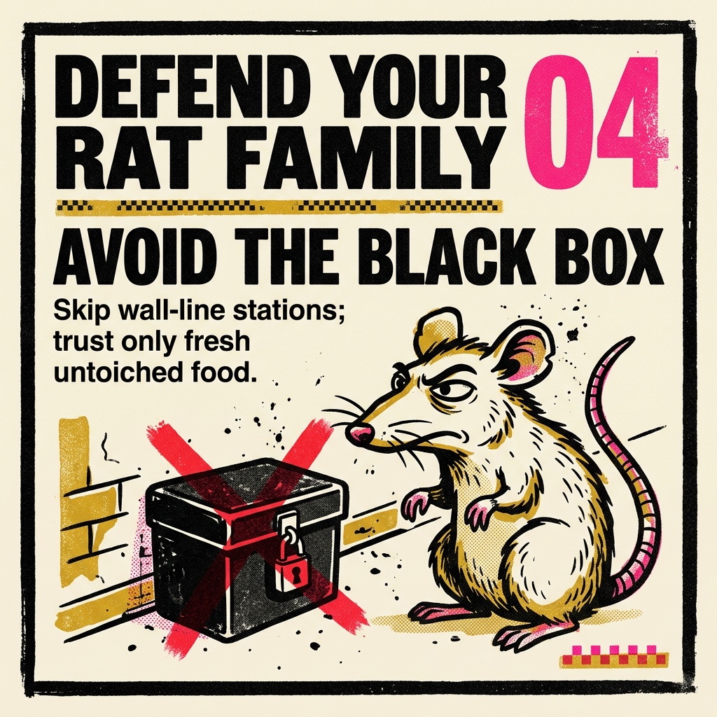 Defend Your Rat Family flyer 4: Avoid the Black Box